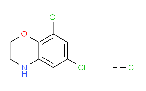 CAS No. 105679-37-6, 6,8-Dichloro-3,4-dihydro-2H-benzo[b][1,4]oxazine hydrochloride