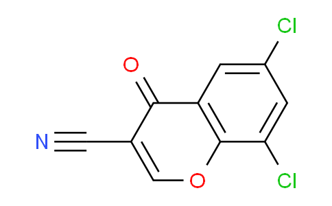 CAS No. 72798-32-4, 6,8-Dichloro-4-oxo-4H-chromene-3-carbonitrile