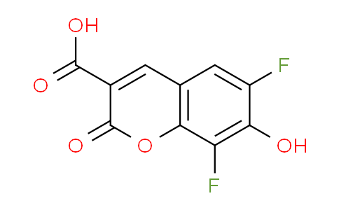 CAS No. 215868-31-8, 6,8-Difluoro-7-hydroxy-2-oxo-2H-chromene-3-carboxylic acid