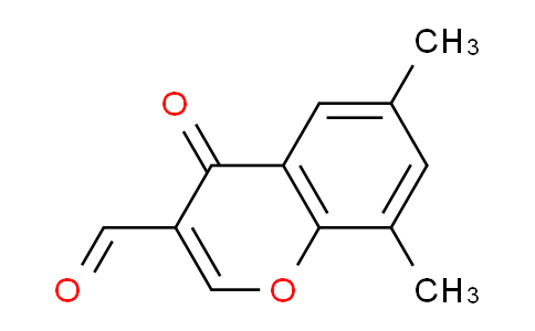 CAS No. 42059-75-6, 6,8-Dimethyl-4-oxo-4H-chromene-3-carbaldehyde