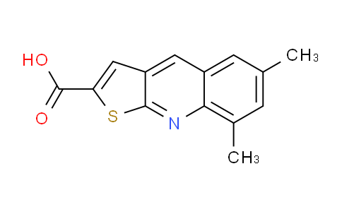 CAS No. 462066-84-8, 6,8-Dimethylthieno[2,3-b]quinoline-2-carboxylic acid
