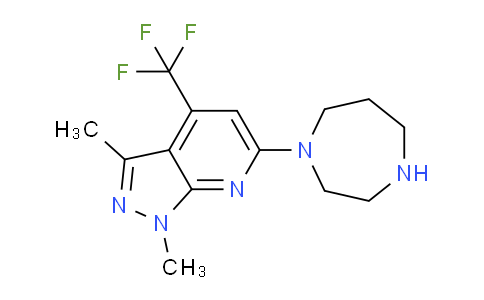 CAS No. 952182-36-4, 6-(1,4-Diazepan-1-yl)-1,3-dimethyl-4-(trifluoromethyl)-1H-pyrazolo[3,4-b]pyridine