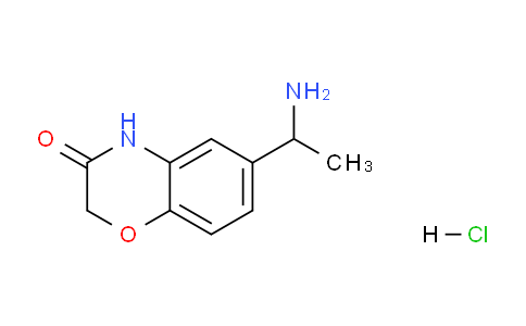 CAS No. 943843-31-0, 6-(1-Aminoethyl)-2H-benzo[b][1,4]oxazin-3(4H)-one hydrochloride
