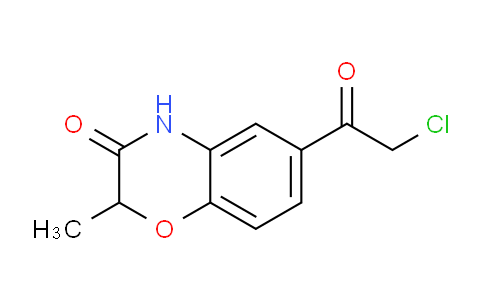CAS No. 128101-38-2, 6-(2-Chloroacetyl)-2-methyl-2H-benzo[b][1,4]oxazin-3(4H)-one