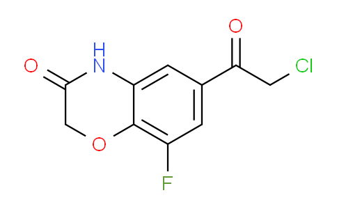 CAS No. 698984-57-5, 6-(2-Chloroacetyl)-8-fluoro-2H-benzo[b][1,4]oxazin-3(4H)-one