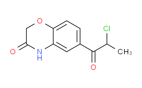 CAS No. 293741-63-6, 6-(2-Chloropropanoyl)-2H-benzo[b][1,4]oxazin-3(4H)-one