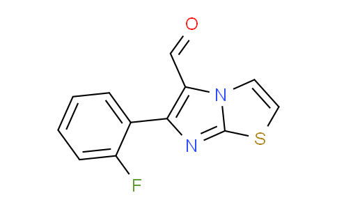 CAS No. 439095-02-0, 6-(2-Fluorophenyl)imidazo[2,1-b]thiazole-5-carbaldehyde
