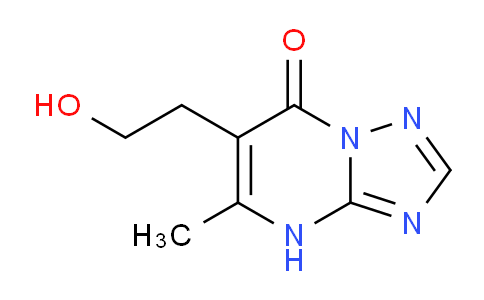 CAS No. 62053-06-9, 6-(2-Hydroxyethyl)-5-methyl-[1,2,4]triazolo[1,5-a]pyrimidin-7(4H)-one
