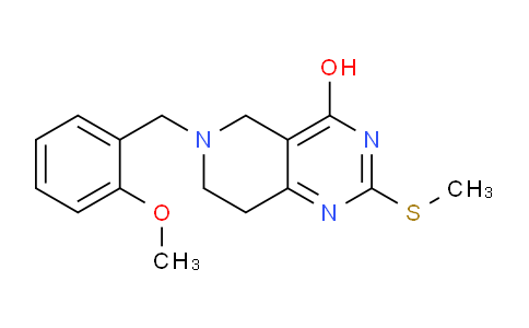 CAS No. 1112196-17-4, 6-(2-Methoxybenzyl)-2-(methylthio)-5,6,7,8-tetrahydropyrido[4,3-d]pyrimidin-4-ol