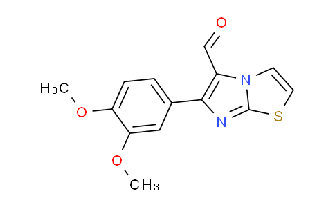 CAS No. 562792-76-1, 6-(3,4-Dimethoxyphenyl)imidazo[2,1-b]thiazole-5-carbaldehyde