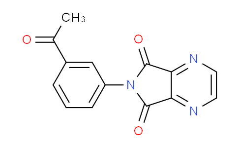 CAS No. 886685-00-3, 6-(3-Acetylphenyl)-5H-pyrrolo[3,4-b]pyrazine-5,7(6H)-dione