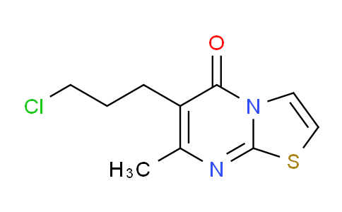 CAS No. 1272758-37-8, 6-(3-Chloropropyl)-7-methyl-5H-thiazolo[3,2-a]pyrimidin-5-one