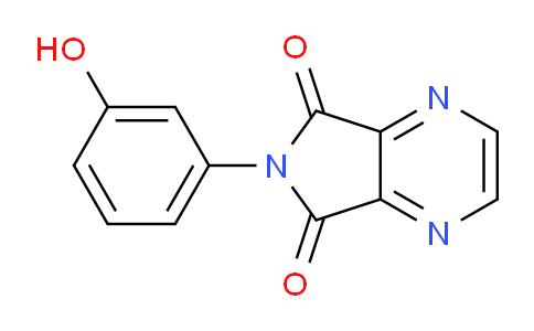 CAS No. 313554-78-8, 6-(3-Hydroxyphenyl)-5H-pyrrolo[3,4-b]pyrazine-5,7(6H)-dione