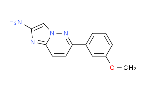 CAS No. 1191894-48-0, 6-(3-Methoxyphenyl)imidazo[1,2-b]pyridazin-2-amine