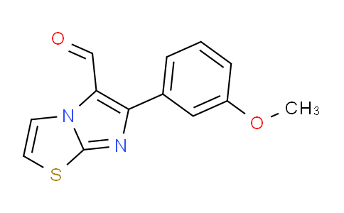 CAS No. 439094-67-4, 6-(3-Methoxyphenyl)imidazo[2,1-b]thiazole-5-carbaldehyde