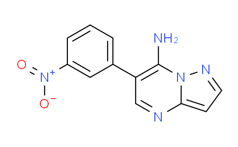 CAS No. 1039365-30-4, 6-(3-Nitrophenyl)pyrazolo[1,5-a]pyrimidin-7-amine