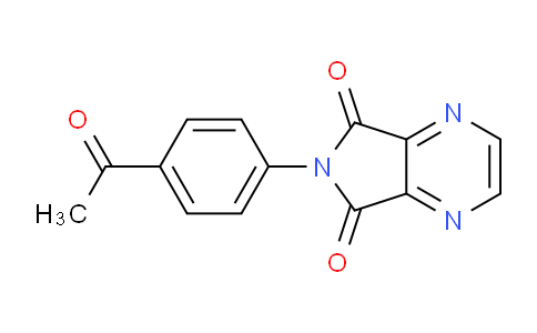 CAS No. 904053-04-9, 6-(4-Acetylphenyl)-5H-pyrrolo[3,4-b]pyrazine-5,7(6H)-dione