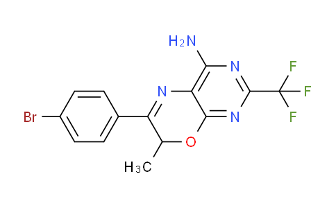 CAS No. 1956382-27-6, 6-(4-Bromophenyl)-7-methyl-2-(trifluoromethyl)-7H-pyrimido[4,5-b][1,4]oxazin-4-amine