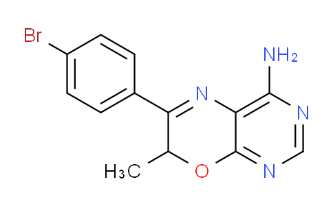 CAS No. 701233-15-0, 6-(4-Bromophenyl)-7-methyl-7H-pyrimido[4,5-b][1,4]oxazin-4-amine