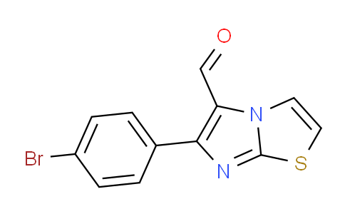 CAS No. 451485-66-8, 6-(4-Bromophenyl)imidazo[2,1-b]thiazole-5-carbaldehyde