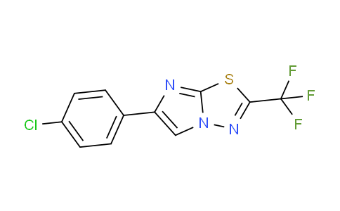 CAS No. 153073-99-5, 6-(4-Chlorophenyl)-2-(trifluoromethyl)imidazo[2,1-b][1,3,4]thiadiazole