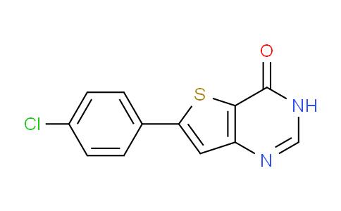 CAS No. 215928-66-8, 6-(4-Chlorophenyl)-3,4-dihydrothieno-[3,2-d]pyrimidin-4-one