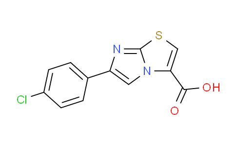 CAS No. 912770-34-4, 6-(4-Chlorophenyl)imidazo[2,1-b]thiazole-3-carboxylic acid