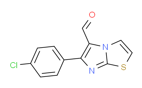CAS No. 82588-41-8, 6-(4-Chlorophenyl)imidazo[2,1-b]thiazole-5-carbaldehyde