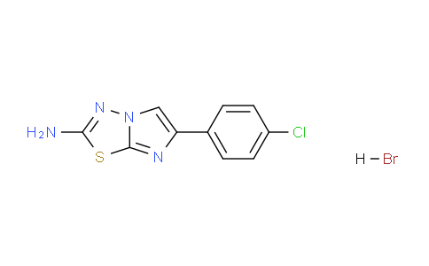 CAS No. 1172271-74-7, 6-(4-Chlorophenyl)imidazo[2,1-b][1,3,4]thiadiazol-2-amine hydrobromide