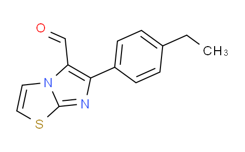 CAS No. 562792-85-2, 6-(4-Ethylphenyl)imidazo[2,1-b]thiazole-5-carbaldehyde
