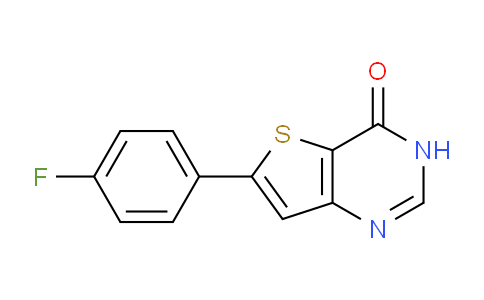 CAS No. 215928-68-0, 6-(4-Fluorophenyl)-3,4-dihydrothieno[3,2-d]-pyrimidin-4-one