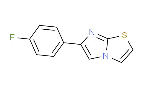 CAS No. 7025-29-8, 6-(4-Fluorophenyl)imidazo[2,1-b]thiazole