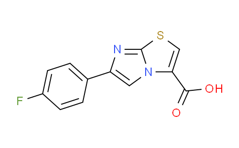 CAS No. 912770-37-7, 6-(4-Fluorophenyl)imidazo[2,1-b]thiazole-3-carboxylic acid