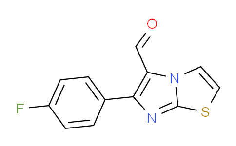 CAS No. 134670-30-7, 6-(4-Fluorophenyl)imidazo[2,1-b]thiazole-5-carbaldehyde