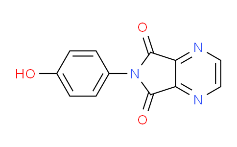 CAS No. 313519-01-6, 6-(4-Hydroxyphenyl)-5H-pyrrolo[3,4-b]pyrazine-5,7(6H)-dione