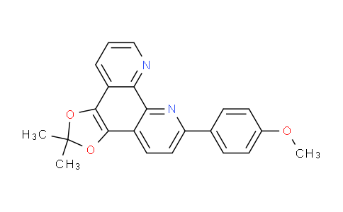CAS No. 1620143-64-7, 6-(4-Methoxyphenyl)-2,2-dimethyl-[1,3]dioxolo[4,5-f][1,10]phenanthroline