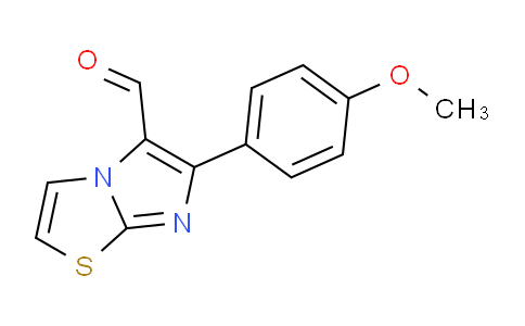 CAS No. 134670-26-1, 6-(4-Methoxyphenyl)imidazo[2,1-b]thiazole-5-carbaldehyde