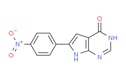 CAS No. 187724-89-6, 6-(4-Nitrophenyl)-3H-pyrrolo[2,3-d]pyrimidin-4(7H)-one