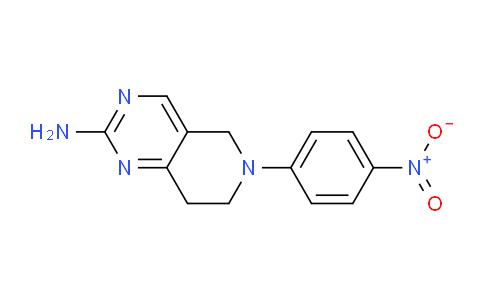 CAS No. 338791-45-0, 6-(4-Nitrophenyl)-5,6,7,8-tetrahydropyrido[4,3-d]pyrimidin-2-amine