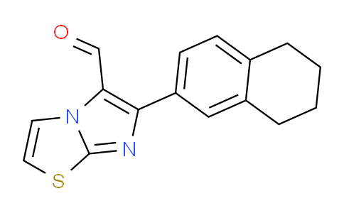 CAS No. 881040-59-1, 6-(5,6,7,8-Tetrahydronaphthalen-2-yl)imidazo[2,1-b]thiazole-5-carbaldehyde