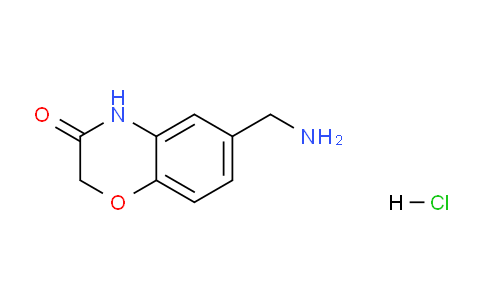 CAS No. 916211-06-8, 6-(Aminomethyl)-2H-benzo[b][1,4]oxazin-3(4H)-one hydrochloride