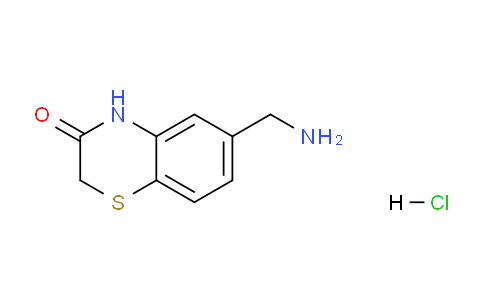 CAS No. 1956380-43-0, 6-(Aminomethyl)-2H-benzo[b][1,4]thiazin-3(4H)-one hydrochloride