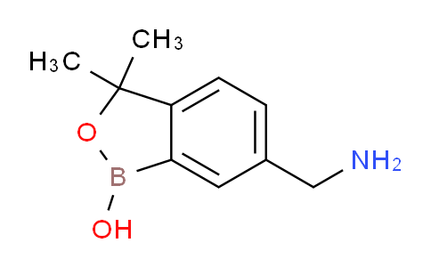 CAS No. 1437051-80-3, 6-(Aminomethyl)-3,3-dimethylbenzo[c][1,2]oxaborol-1(3H)-ol