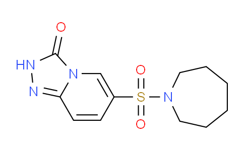 CAS No. 1291855-40-7, 6-(Azepan-1-ylsulfonyl)-[1,2,4]triazolo[4,3-a]pyridin-3(2H)-one