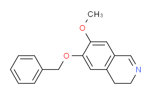CAS No. 68360-22-5, 6-(Benzyloxy)-7-methoxy-3,4-dihydroisoquinoline