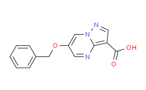 CAS No. 1356016-72-2, 6-(Benzyloxy)pyrazolo[1,5-a]pyrimidine-3-carboxylic acid
