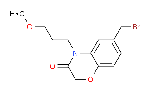 CAS No. 911705-42-5, 6-(Bromomethyl)-4-(3-methoxypropyl)-2H-benzo[b][1,4]oxazin-3(4H)-one