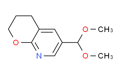 CAS No. 1346447-17-3, 6-(Dimethoxymethyl)-3,4-dihydro-2H-pyrano[2,3-b]pyridine