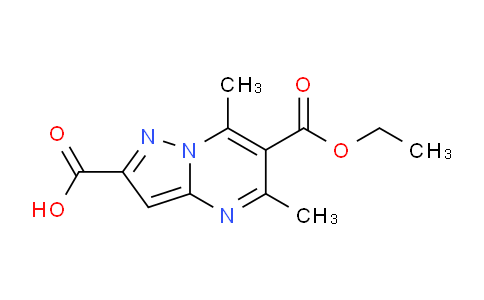 CAS No. 312708-27-3, 6-(Ethoxycarbonyl)-5,7-dimethylpyrazolo[1,5-a]pyrimidine-2-carboxylic acid