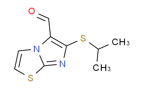 CAS No. 338976-44-6, 6-(Isopropylthio)imidazo[2,1-b]thiazole-5-carbaldehyde